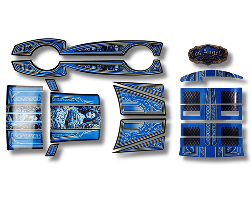 Monte Carlo Blue Flake Decal