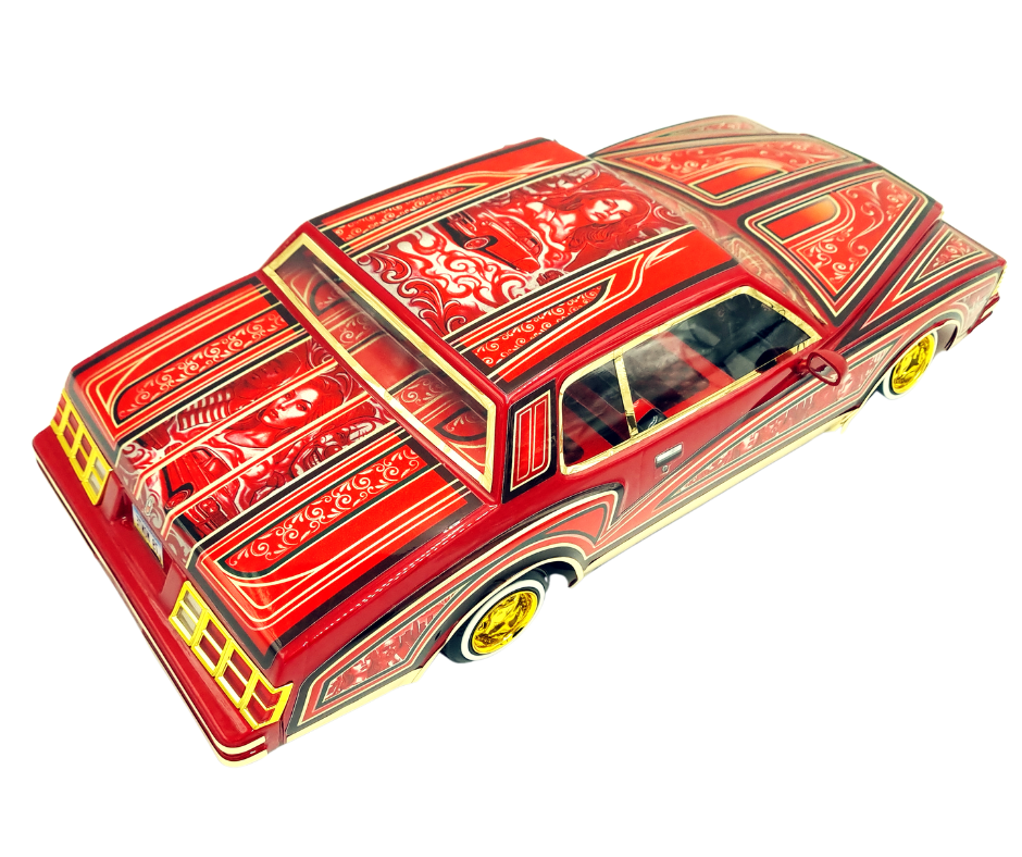 Monte Carlo Red Scale Flake Decal