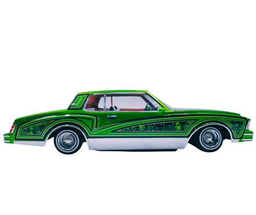 Monte Carlo Green Scale Flake Decal