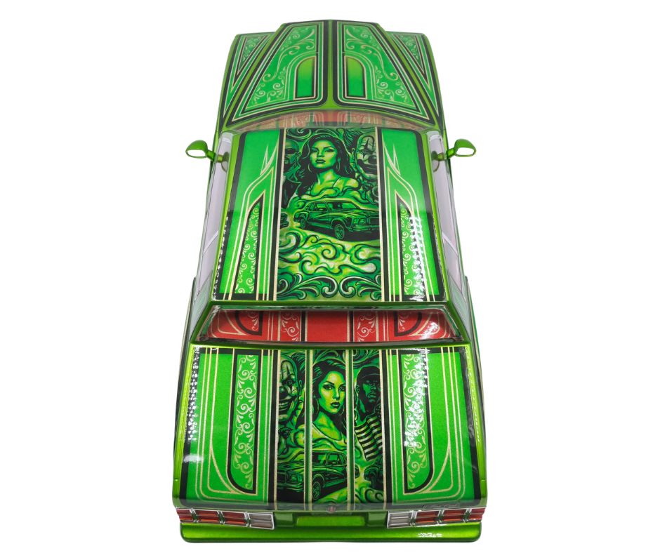 Monte Carlo Green Scale Flake Decal