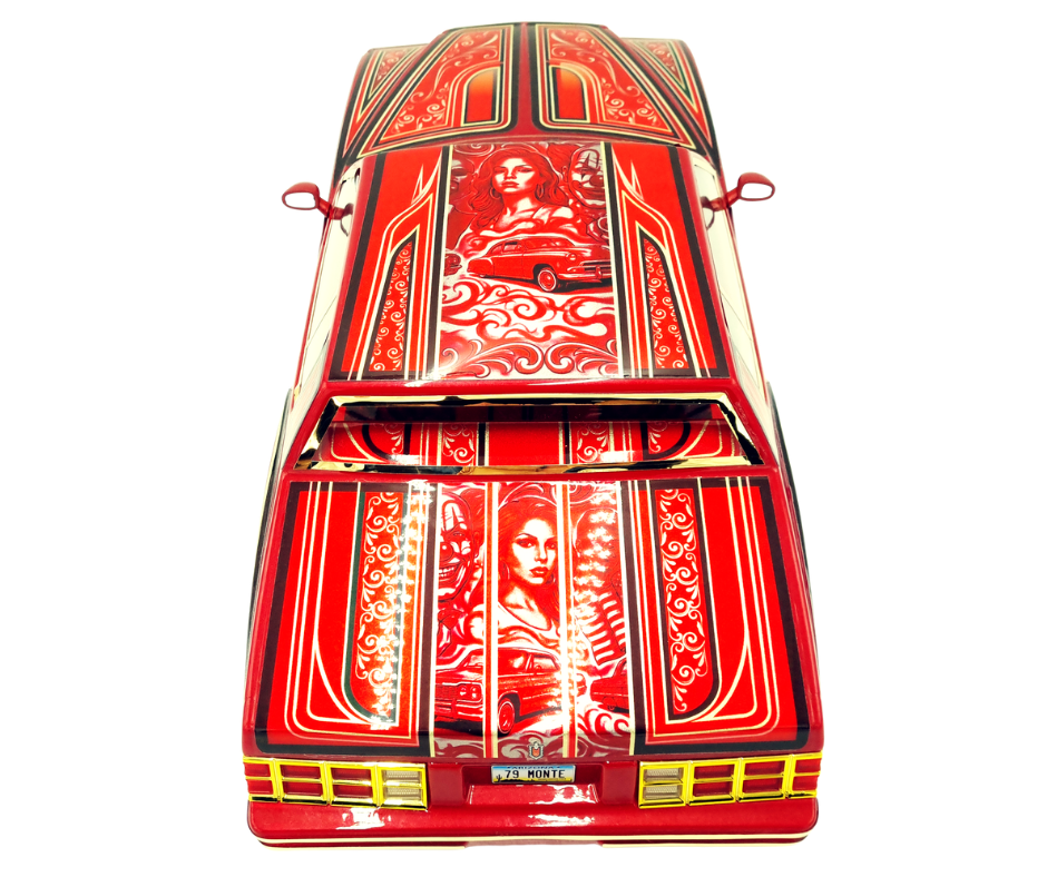 Monte Carlo Red Scale Flake Decal