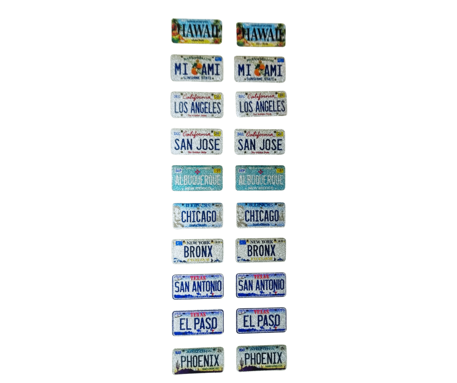 Monte Carlo Green Scale Flake Decal